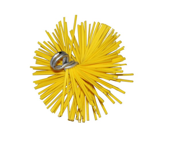 COTEKA - Hérisson rond nylon - Jaune - Diam.125 - large