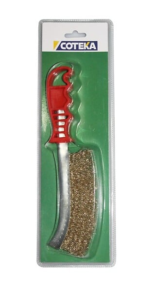 COTEKA - Brosse universelle acier-laiton convexe Spid - large