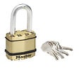 MASTER LOCK - Cadenas à clé acier laminé finition laiton 45mm anse octo d.8xh.38mm - vignette