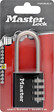 MASTER LOCK - Cadenas à combinaison programmable alu 40mm anse d.6xh.51mm - vignette