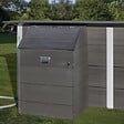 GRE - Coffre filtration composite - Gris anthracite - 80x60x115cm - vignette