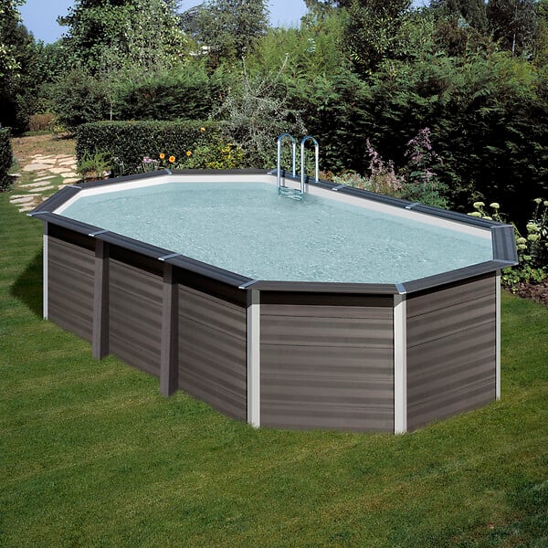GRE - Piscine ovale composite Avantgarde - L.664xl.386xH.154cm - large