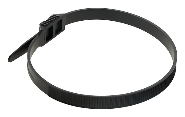 ZENITECH - Colliers de câblage - Plastique - Noir - Lot de 100 - large