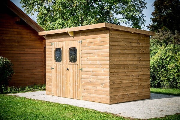 HABRITA - Abri de jardin bois Theora - L.333xH.220xP.220cm - large