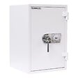 ROTTNER - Coffre Fort Ignifuge Atlas Fire 65 Blanc Serrure À Clé - vignette