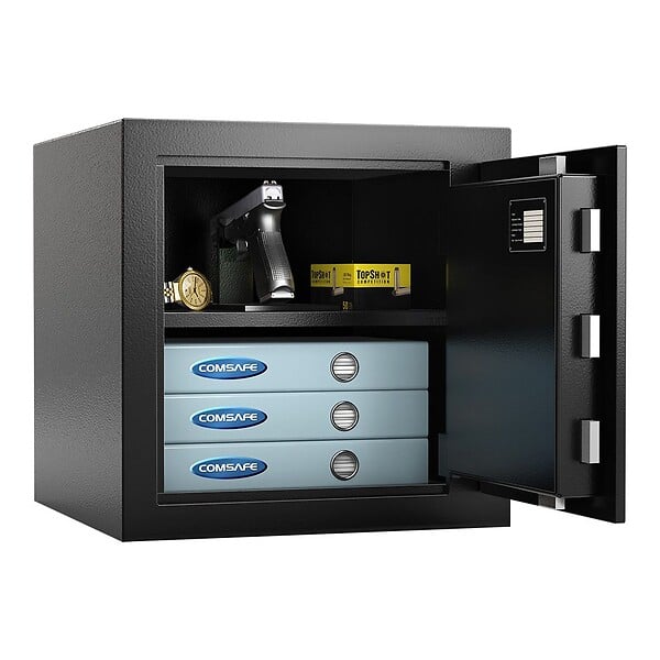 ROTTNER - Coffre Fort Monaco 45 Db Noir Serrure À Clé - large