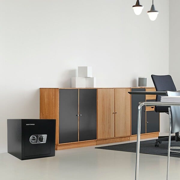 ROTTNER - Coffre Fort Monaco 45 Db Noir Serrure À Clé - large