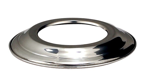 Rosace aluminium diamètre 100mm - large