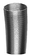 Tuyau aluminium flexible spécial gaz 118mm - L.1,5m - vignette