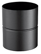DISTRIWEST - Adaptateur de conduit - Acier - Noir mat - Diam.180 mm - vignette