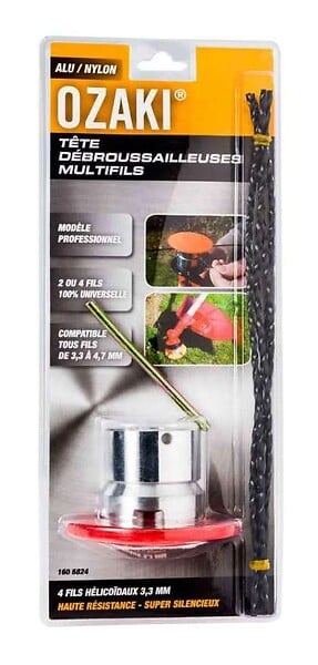 OZAKI - Tête universelle aluminium - alésage 20 et 25,4mm - large